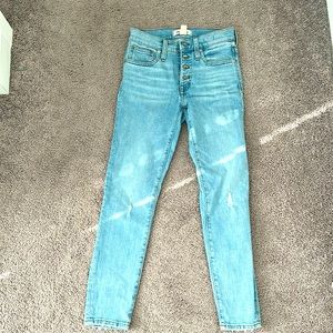 Madewell 9" High-Rise Skinny Jeans, never been worn, 24